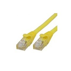 MicroConnect UUTP CAT6 5M Yellow Snagless - High-Speed Durable Ethernet Cable UTP605YBOOTED